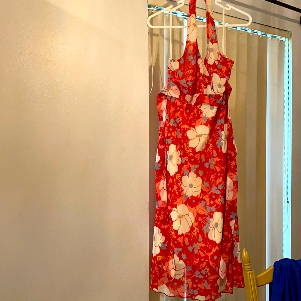 Halter top spring dress